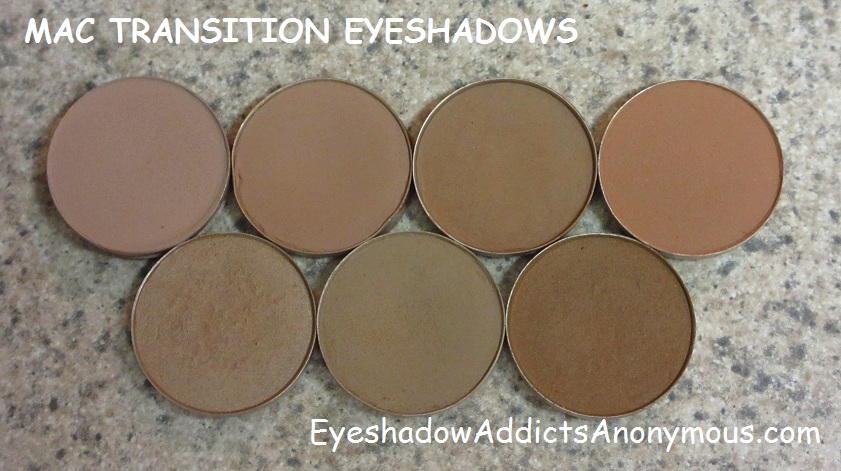 A GUIDE TO MAC TRANSITION EYESHADOWS